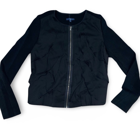Gap Women’s Layered Ruffle Jacket - Picture 1 of 5